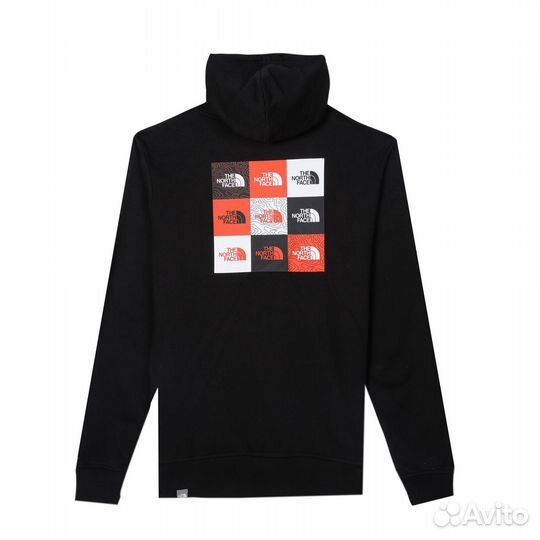 Мужская толстовка худи черная The North Face