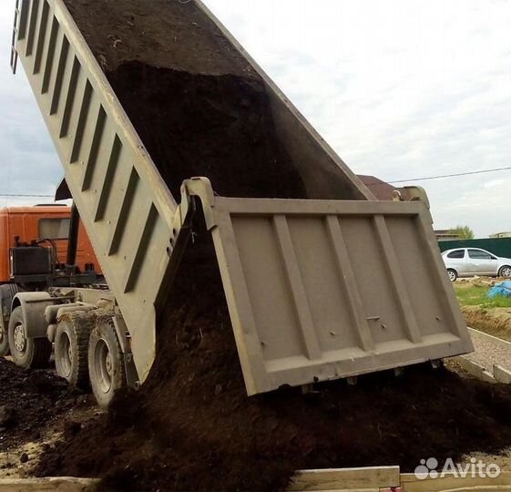 Грунт, торф, чернозем с доставкой от 1 куба (209)