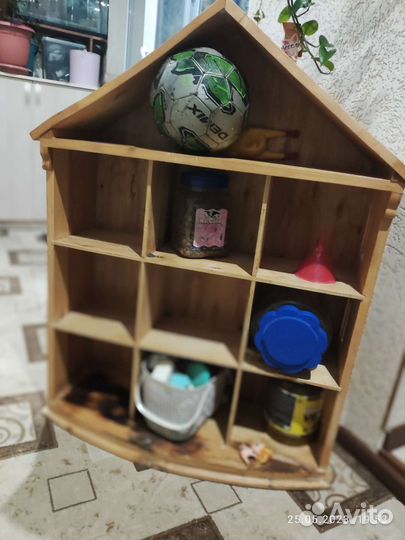 Детский игровой домик из дерева