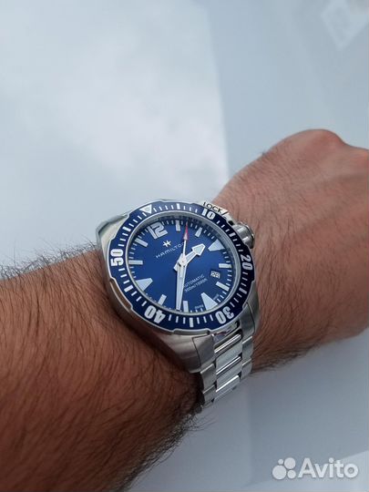 Мужские часы Hamilton Khaki Navy Frogman Auto