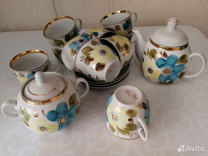 Сервизы столовые дулево, Корея, чайная посуда