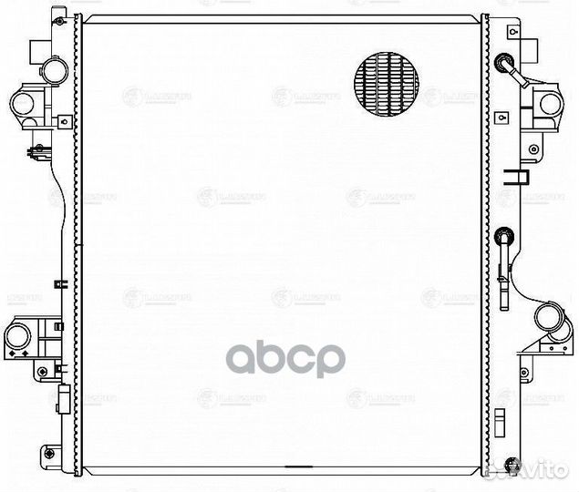 Радиатор охл. для а/м Toyota Land Cruiser Prado