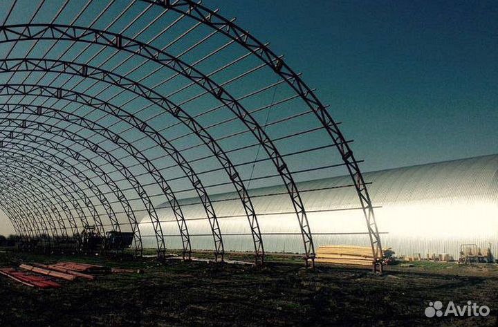 Строительство ангаров, гаражей, навесов