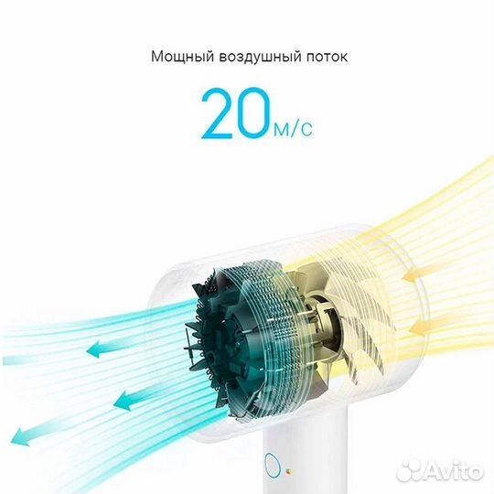 Фен для волос Xiaomi Mi Mijia Ionic Hair Dryer H30