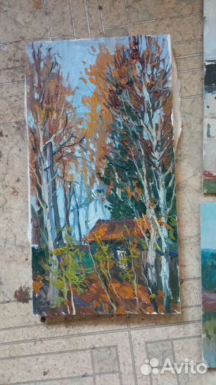 Картина маслом этюды