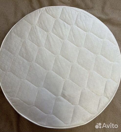 Круглый матрас в детскую кроватку