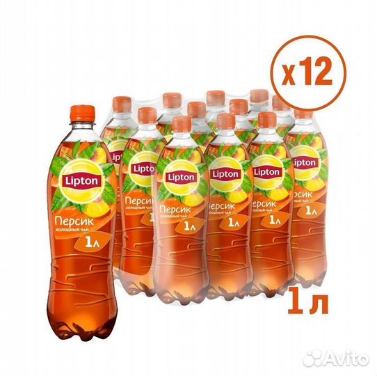 Холодный чай Lipton Персик 1л Пепсико Холдингс