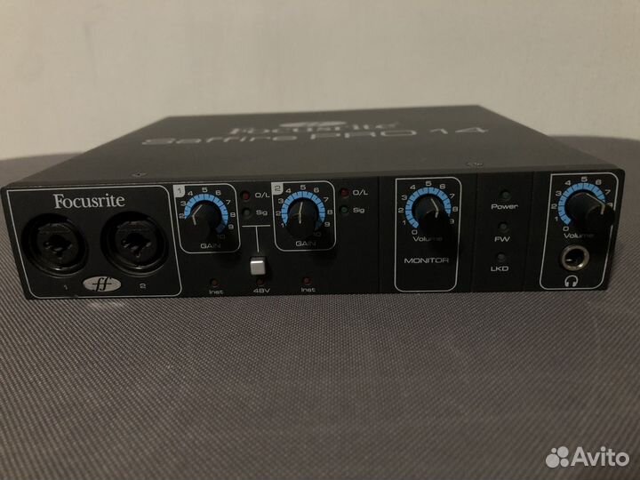 Звуковая карта focusrite saffire pro 14