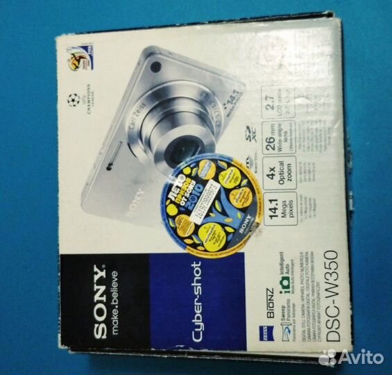 Цифровой фотоаппарат Sony Cyber-shot DSC-W350