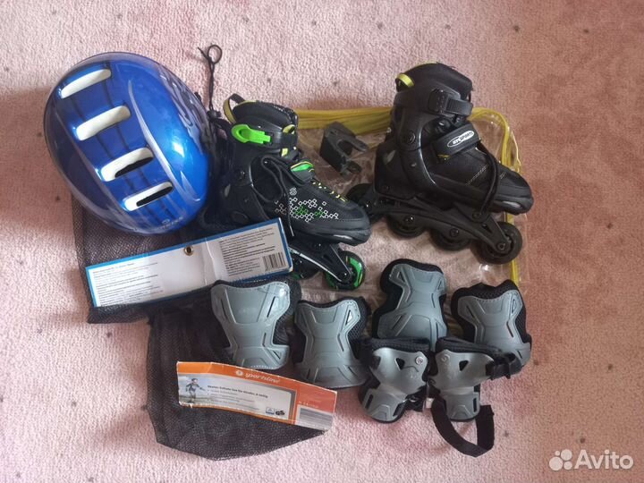 Роликовые коньки детские 29-33