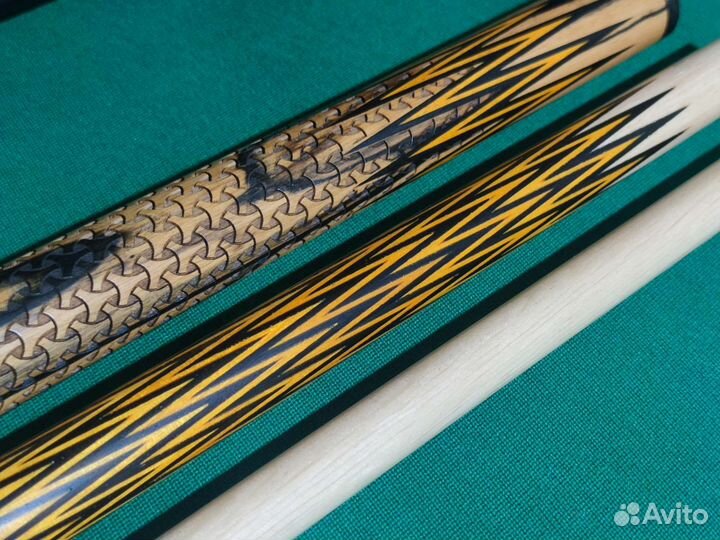 Бильярдный Кий Трехсоставной Лунный Эбен