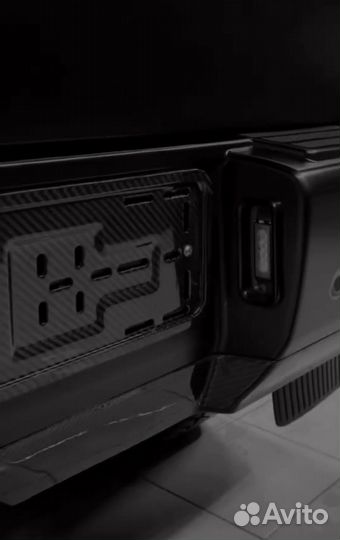 Рамки для номеров на внедорожники (карбоновые)