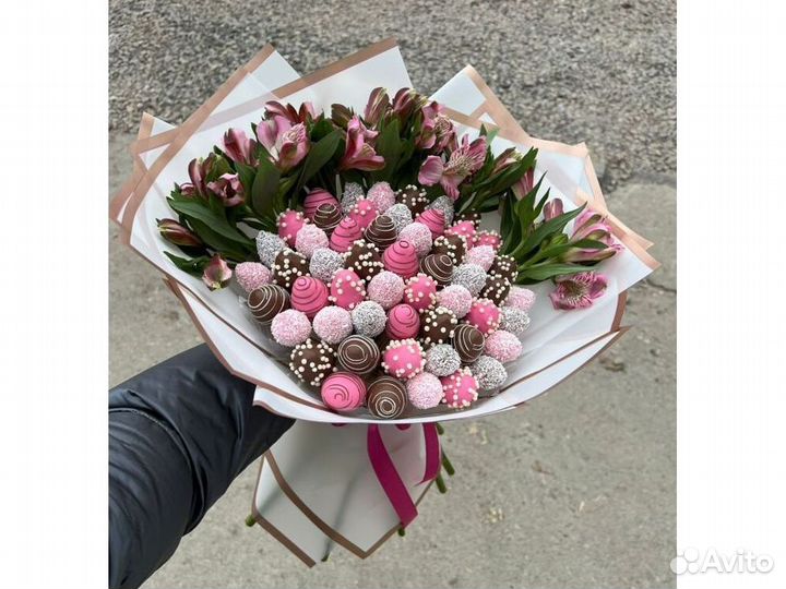 Клубника в шоколаде. Набор к дню Матери KLL-4100