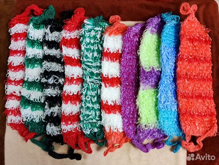 Мочалка ручной работы ассортимент