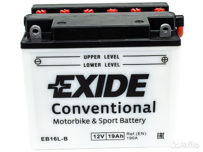 Акб 19Ач Exide EB16L-B для гидроцикла, квадроцикла