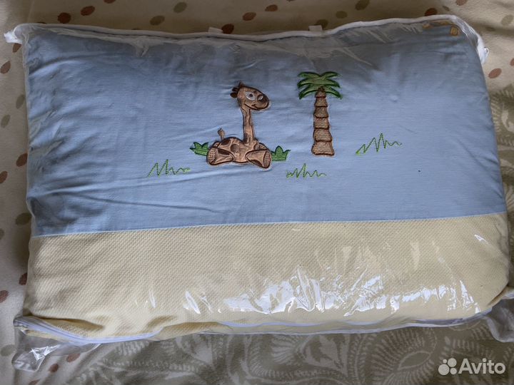 Детский постельный комплект с бортиками