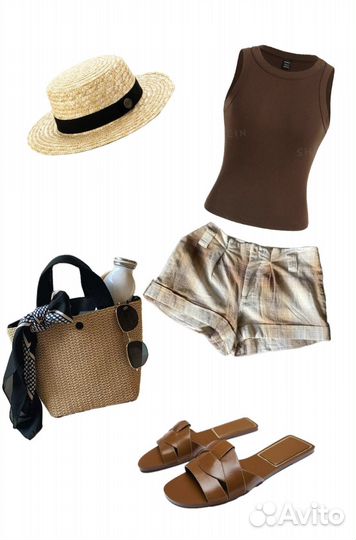 Льняные шорты zara