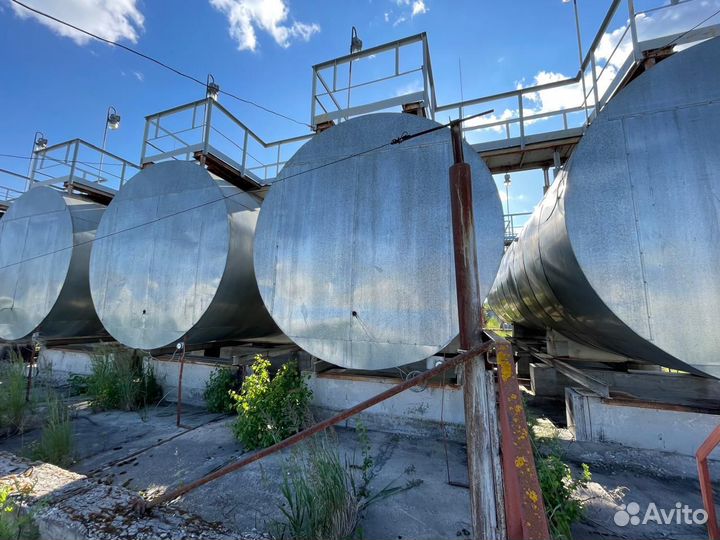 Емкости металлические бу с обвязкой