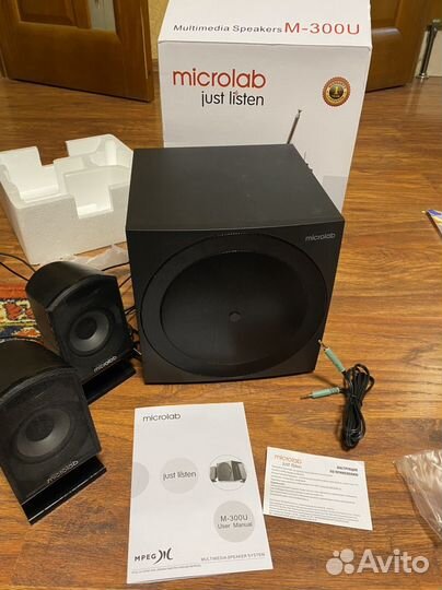 Колонки microlab m-300u черные