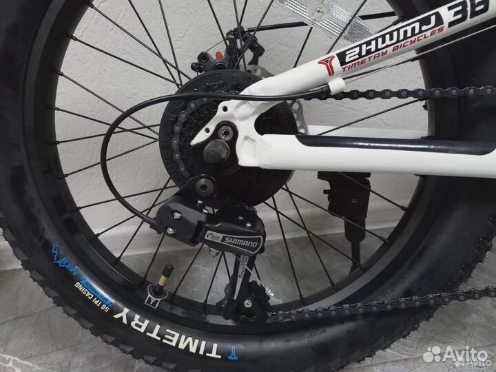 Велосипед подростковый полуфэтбайк на Shimano