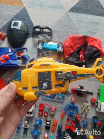 Большой пакет игрушек для мальчика, nerf