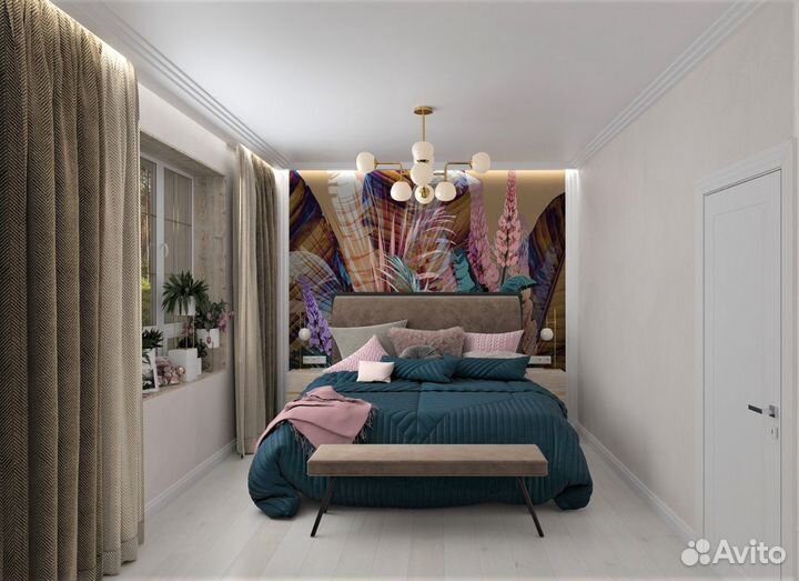 Дизайн интерьера + бесплатно Авторский надзор