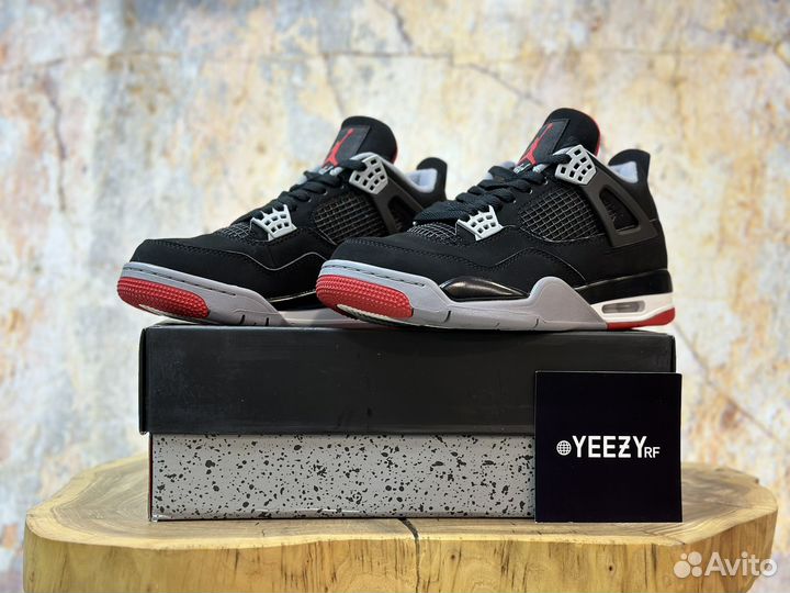 Кроссовки Nike Air Jordan 4 Retro OG Bred 2019