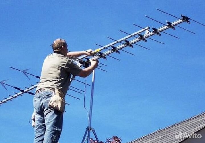 Установка антенн для цифрового тв