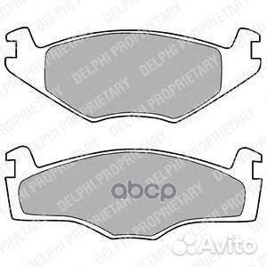 Колодки тормозные к-кт delphi LP420 Delphi