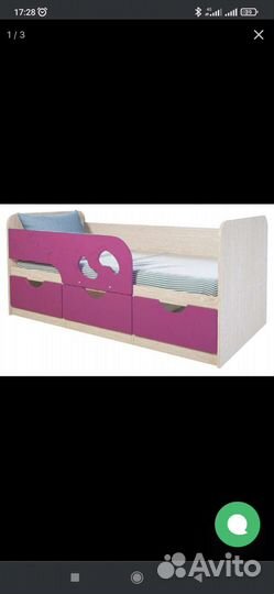 Детская кровать от 3 лет для девочки