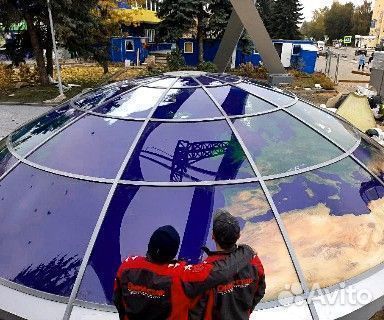 Дверь алюминиевая с порогом