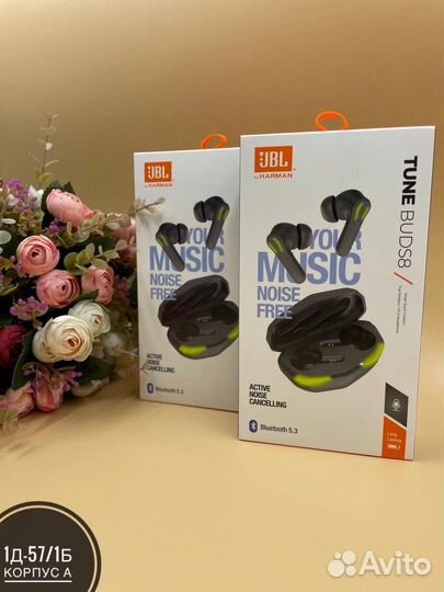 Беспроводные наушники jbl tune buds8
