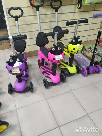 Самокат детский трехколесный