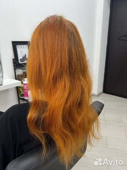 Кератиновое выпрямление волос