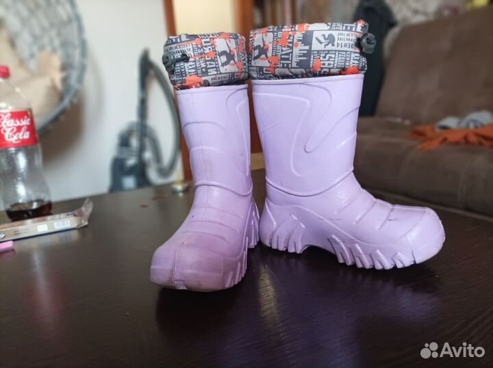 Сапоги пвх для девочек