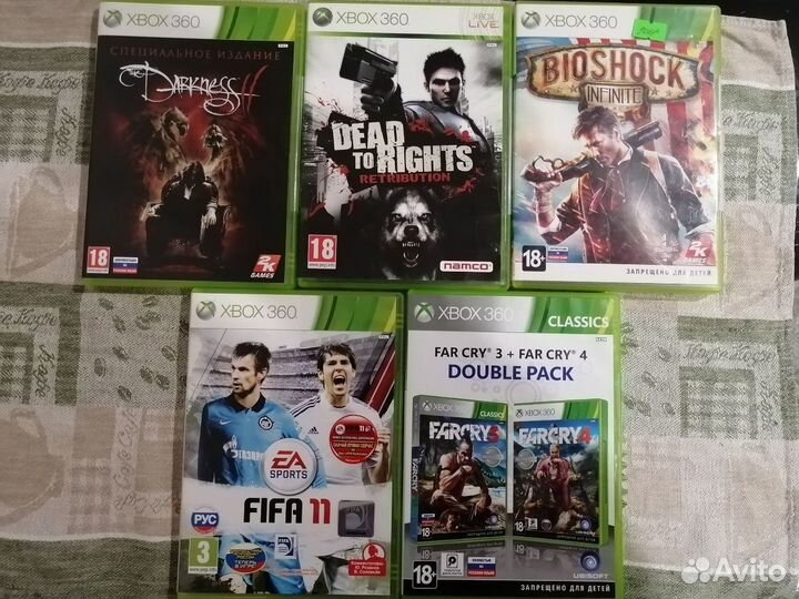 Диски для Xbox 360, PS 4 и PS3