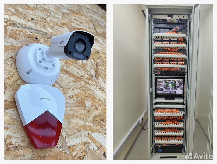 Установка Видеонаблюдения Домофонии и Скуд. Монтаж