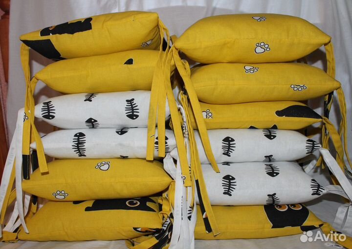 Бортики в детскую кроватку, новые