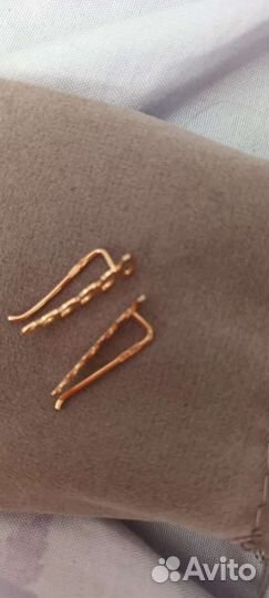 Серьги серебро 925 пробы
