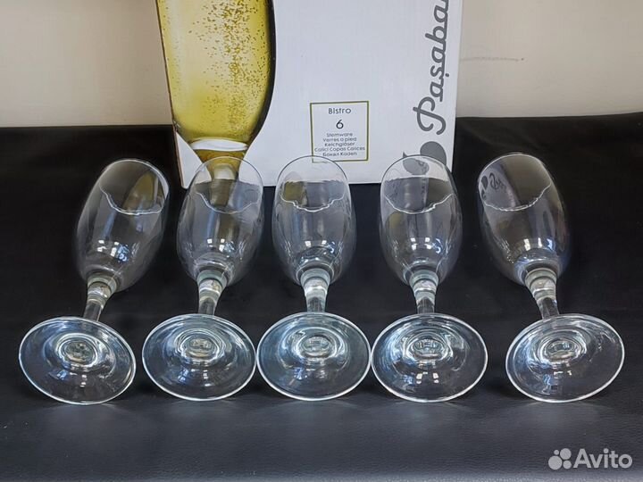 Бокалы стеклянные pasabahce 200 мл 18,7 см 5 шт