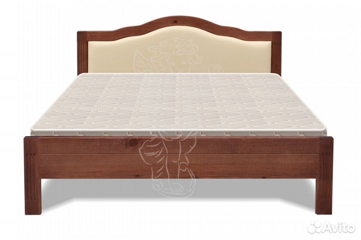 Кровать Лотос-М с мягкой спинкой