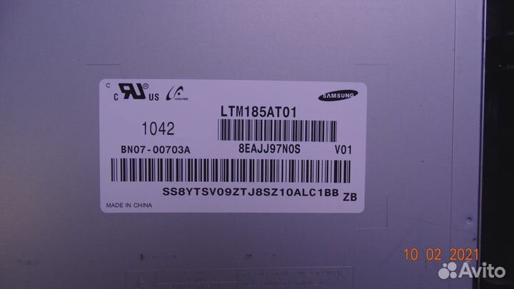 LTM185AT01S2LV0.4 HF