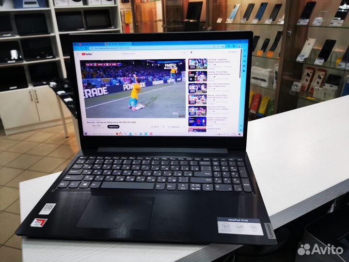 Ноутбук lenovo FHD AMD A6 9225 8gb DDR4 SSD 256gb