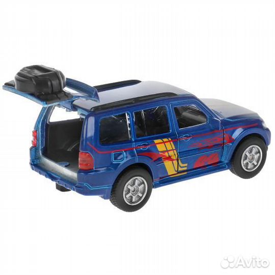 Машина Mitsubishi Pajero Спорт 12 см синяя металл инерция Технопарк SB-17-61-MP-S-WB