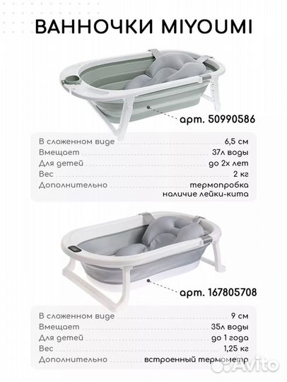 Складная ванночка