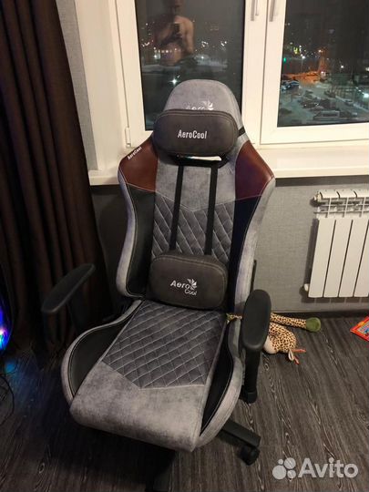 Кресло геймерское Aerocool duke Tan Grey