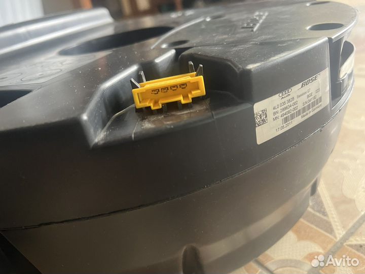 Ауди ку7 Сабвуфер и усилитель audi Q7 4L