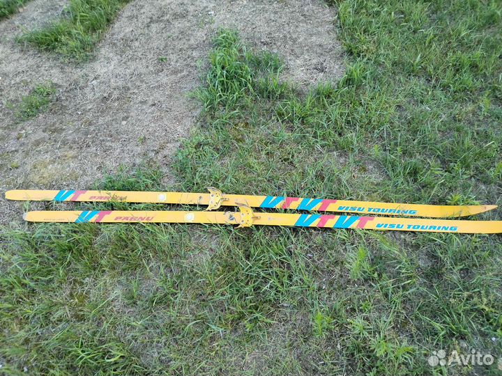 Лыжи, палки, ботинки