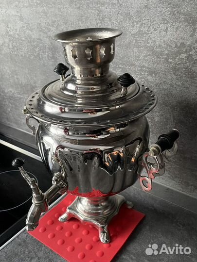 Самовар электрический из латуни