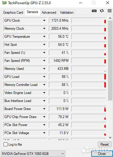 GTX 1060 6gb asus ROG strix пломба, обмен / выкуп